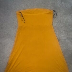 Forever 21 Yellow Tube top Dress